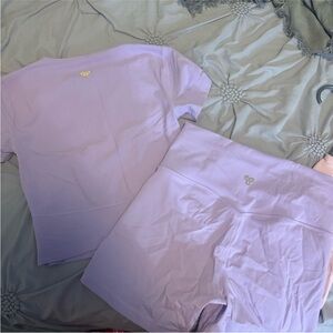 Aritzia/ Tna Golden lavender Activewear Set